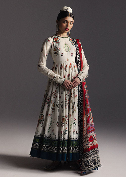 Zara Shahjahan Anarkali Lawn Collection 2026 - Mehruba-D10